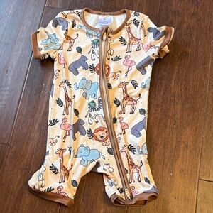 Safari Adventure Kids Bamboo Short Zippy